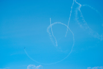 Airshow on the sky