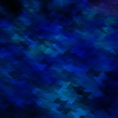 Obraz premium Dark Pink, Blue vector texture with poly style with cubes.