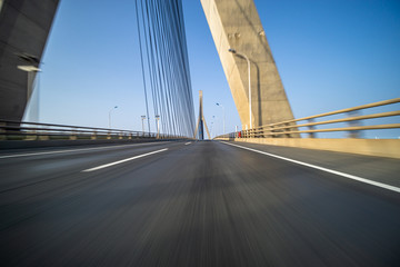 Obraz premium high speed road