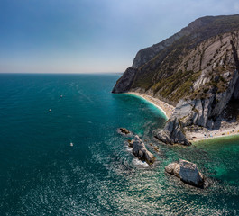 rocky seashore in Riviera di Conero