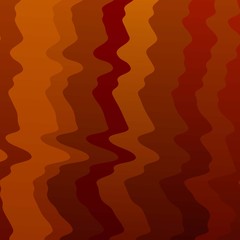 Dark Orange vector background with bent lines. Colorful geometric sample with gradient curves.  Pattern for commercials, ads.