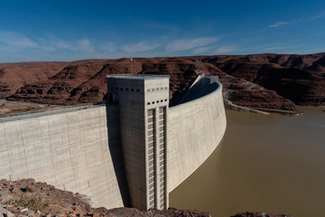 Neckartal Dam, along Fish River. Namibia.