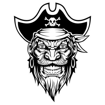 Pirate Mascot.