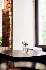 Restaurant minimalism interior design details