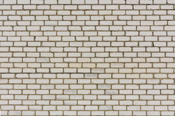 White brick wall of the modern building for background