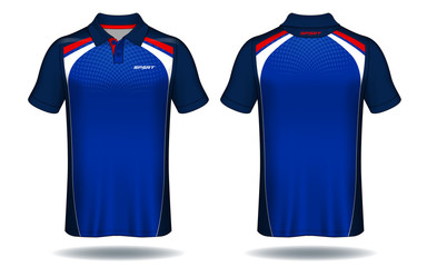 T-shirt polo design, Sport jersey template.	