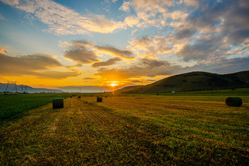 Obraz premium Sunset landscape