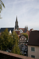 Fototapeta premium Miasto Ulm, Śródmieście