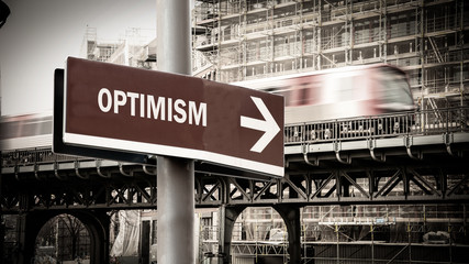 Street Sign to Optimism