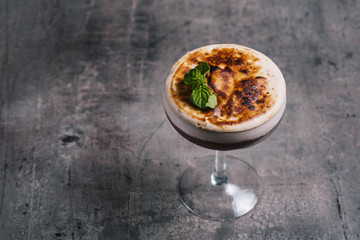 Tiramisu served in a cup