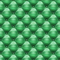 Vector of green upholstery leather pattern background