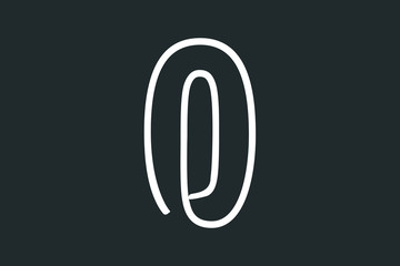 O Letter Linked Luxury Premium OO Logo design