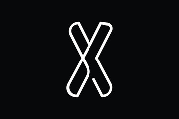 X xx Letter Linked Luxury Premium Logo Design