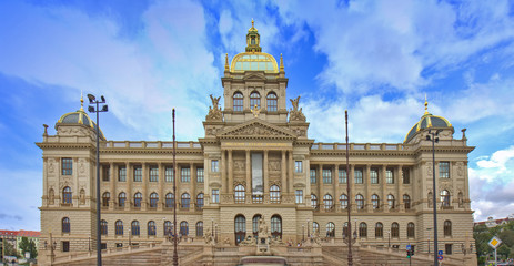 Main building of the National Museum in Prague - obrazy, fototapety, plakaty