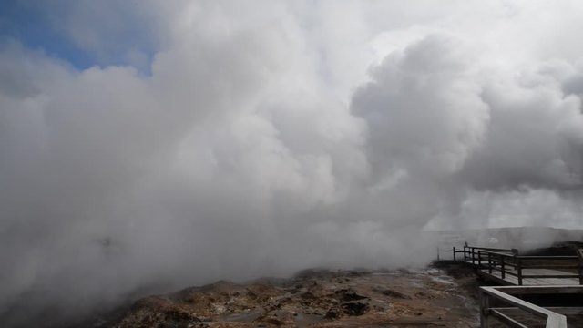 Hochtemperaturgebiet auf der Reykianes-Halbinsel, Island