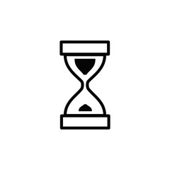 clock icon vector trendy flat design