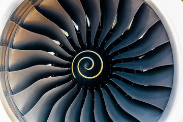 Turbine of big passenger plane