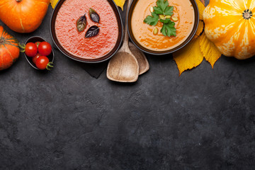 Tomato and pumpkin soup