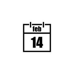 calendar icon vector flat design