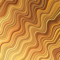 Light Orange vector template with curves.