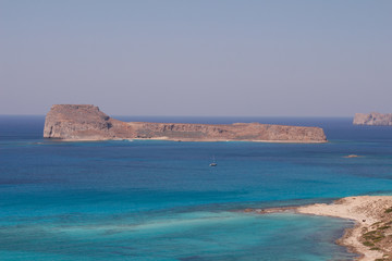 Beautiful island in the middle of the sea