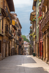 Oviedo, Spain. Picturesque street of the old town