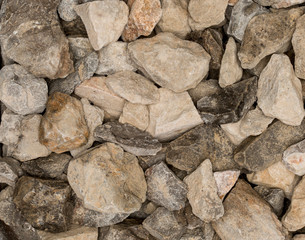 Vue gros plan d'une texture de pierre et rocher gris clair et foncé