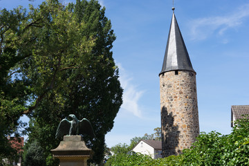 Eulenturm (Befestigungsturm der ehemaligen Stadtmauer) in Melsungen	