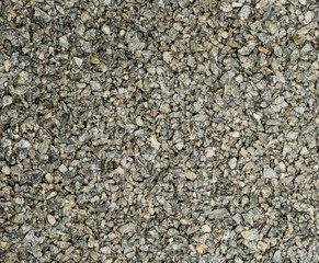Vue gros plan d'une texture de pierre et gravier gris clair et gris foncé