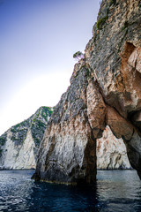 Coastline in Zakynthos island