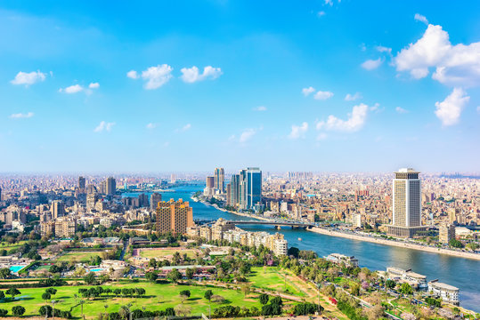 View on modern Cairo