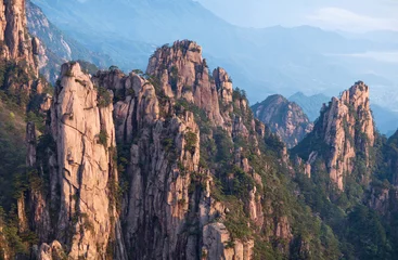 Printed roller blinds Huangshan Huangshan Mountain, Yellow Mountains in Anhui Province of China