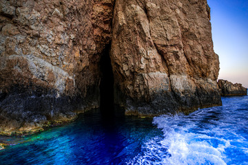 Coastline in Zalynthos island