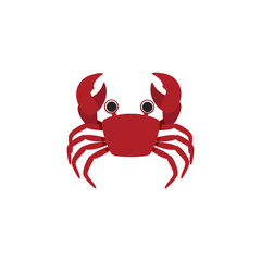 crab animal beach icon vector illustration design.