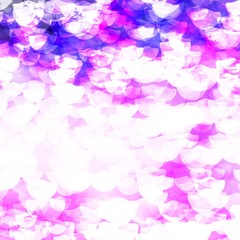 Obraz na płótnie Canvas Light Purple, Pink vector background with bubbles.