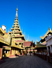 The Mandalay Palace in Myanmar