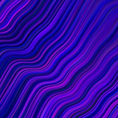 Dark Purple, Pink vector pattern with curves. Colorful abstract illustration with gradient curves. Pattern for websites, landing pages.