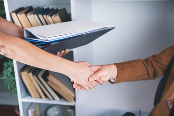 team hand document with hands