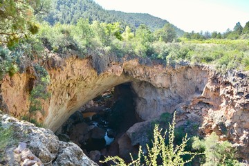 Tonto Natural Bridge State Park Arizona Landscape Formation Travertine
