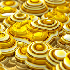 Colorful volumetric abstract background with texture. 3d illustration, 3d rendering.