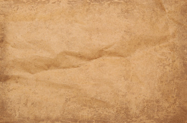 Crumpled paper for background usage