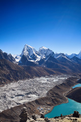 View from Gokyo Ri to the Gokyo lake