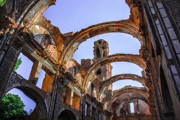 Ruinas de la Batalla de Belchite de la Guerra Civil Española