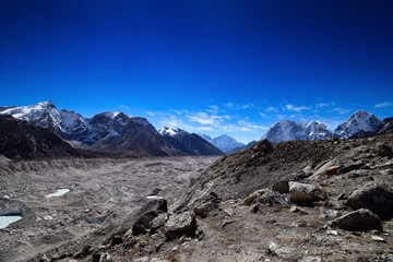 The Khumbu valley in Nepal