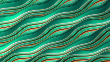 Elegant line background. 3d illustration, 3d rendering.