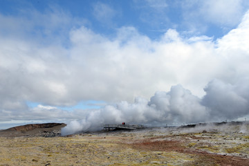 Hochtemperaturgebiet auf der Reykianes-Halbinsel, Island