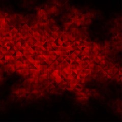 Dark Red vector pattern with polygonal style.