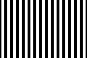 Vector seamless vertical stripes pattern, black and white. Simple background