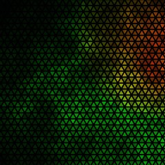 Dark Green, Red vector layout with lines, triangles.
