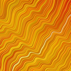 Light Orange vector layout with wry lines. Bright sample with colorful bent lines, shapes. Pattern for commercials, ads.
